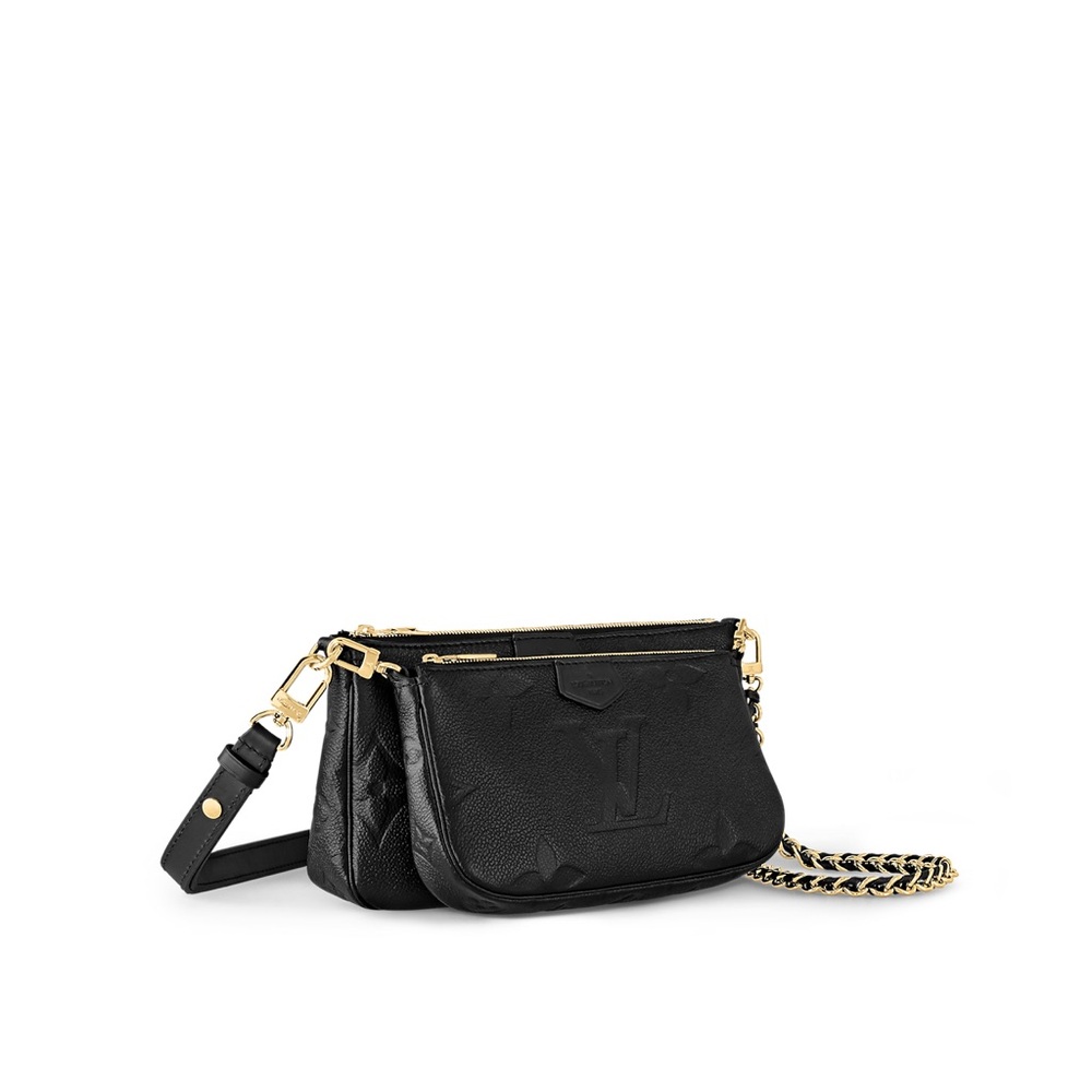 Louis Vuitton Black Crossbody Bag with Gold Accents - Picture 4 of 10